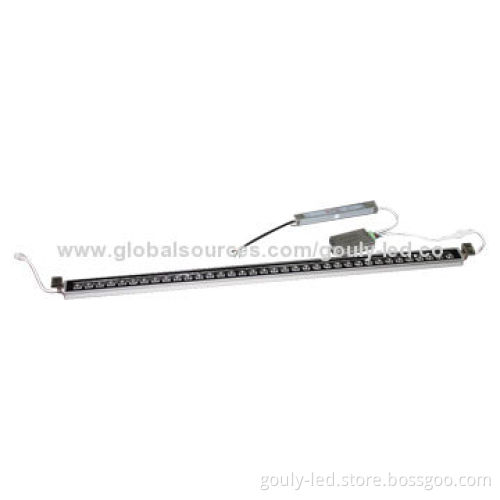 LED wall washer, 36w RGB color work with controller and power supply for building 24V DC